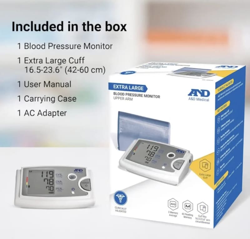 LifeSource Blood Pressure Monitor with Extra Large Cuff – photo 2 in Arnprior