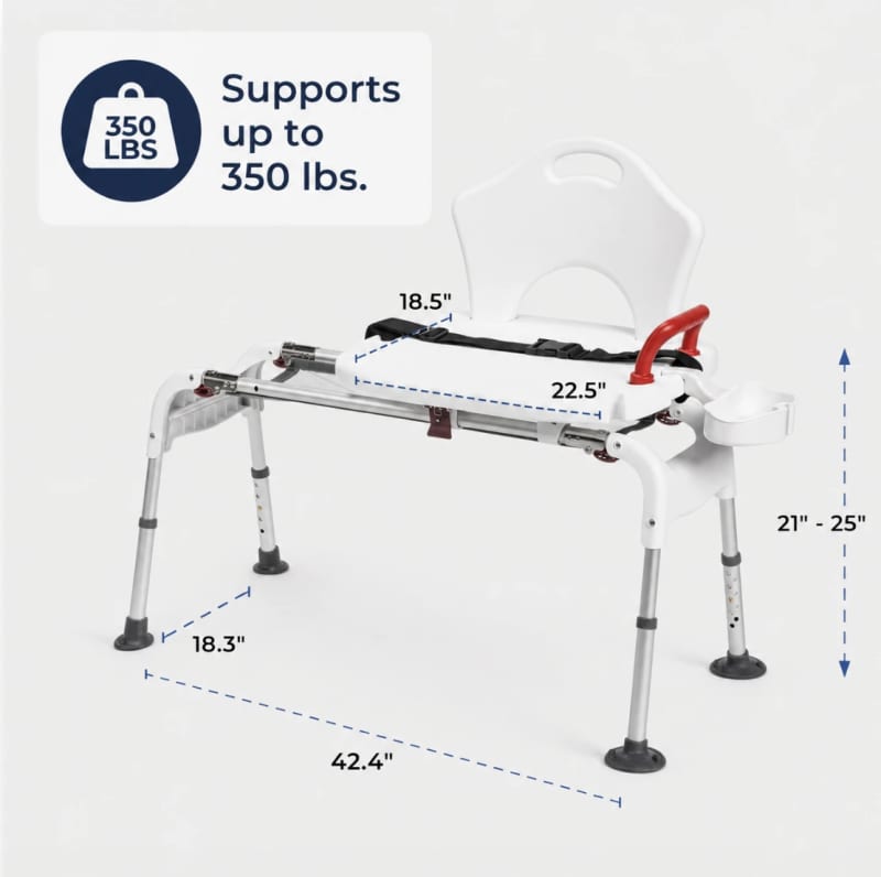 Folding Universal Sliding Transfer Bench – photo 2 in Arnprior