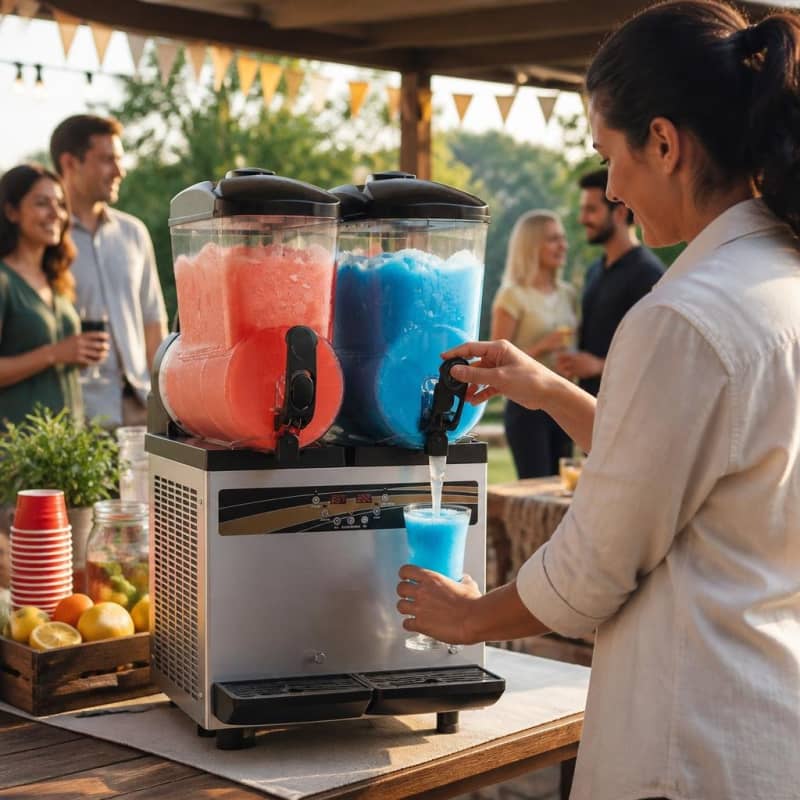 Slushy / Margarita Machine - Two 15 Litre Tanks Party-Event 2/3