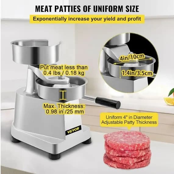 Commercial Hamburger Patty Maker – photo 5 in Kanata