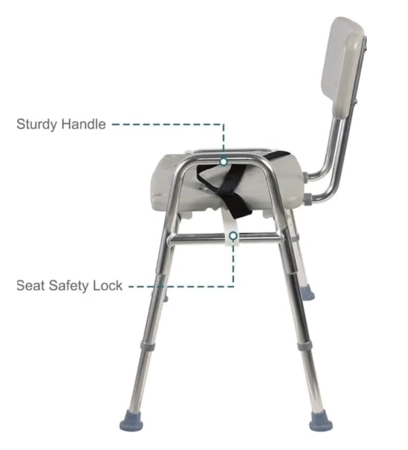 Heavy-Duty Sliding Transfer Bench Shower Chair – photo 2 in Kanata