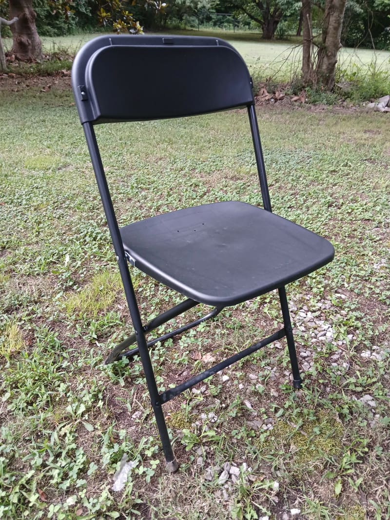 Black Folding Chair Event Seating – photo 3 in Crandall