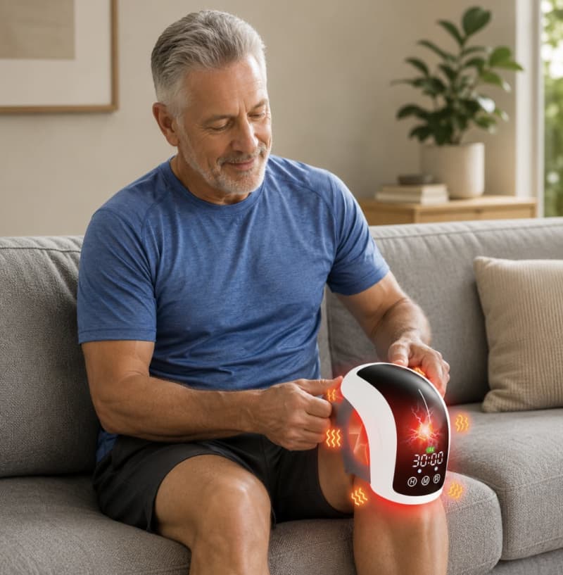 Red Infrared Heat and Vibration Knee Massager for rent in Ottawa
