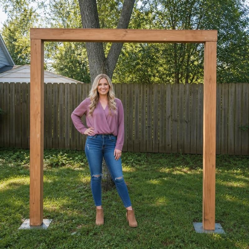 Arch - Wooden Square Party-Event 2/3