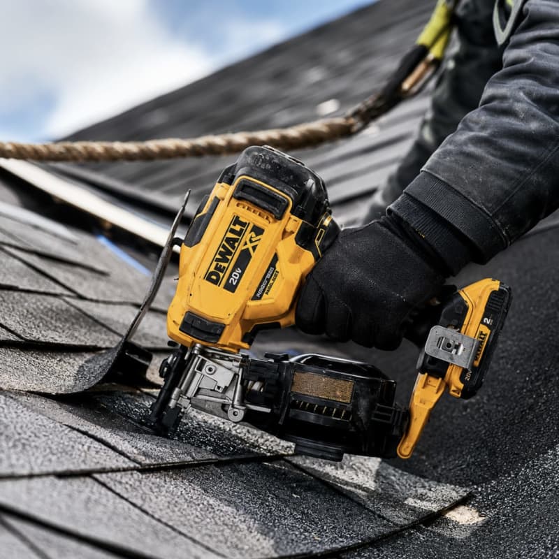 Dewalt - 20v Max 15 Degree Cordless Coil Roofing Nailer for rent in Nepean