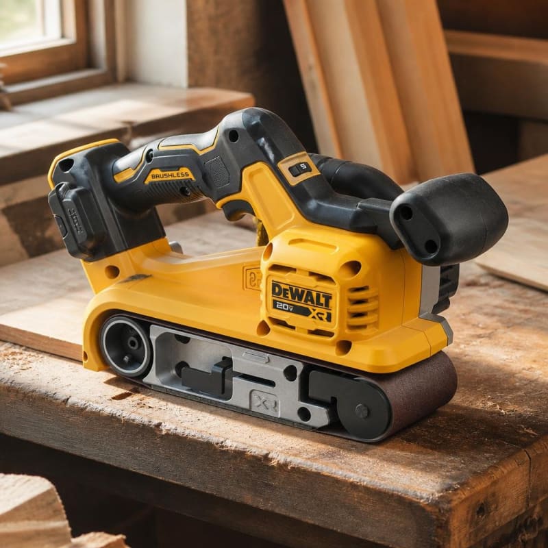 Cordless Dewalt 20v Max Brushless Belt Sander 3x21in Equipment-Tools 1/3