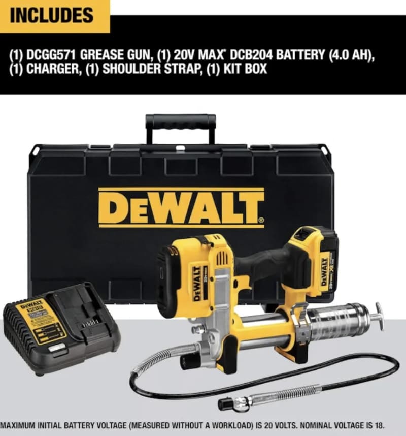 DEWALT 20V Cordless Grease Gun Kit – photo 2 in Orléans