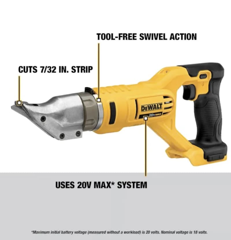 DeWalt 20V Max Swivel Head Metal Shear – photo 2 in Orléans