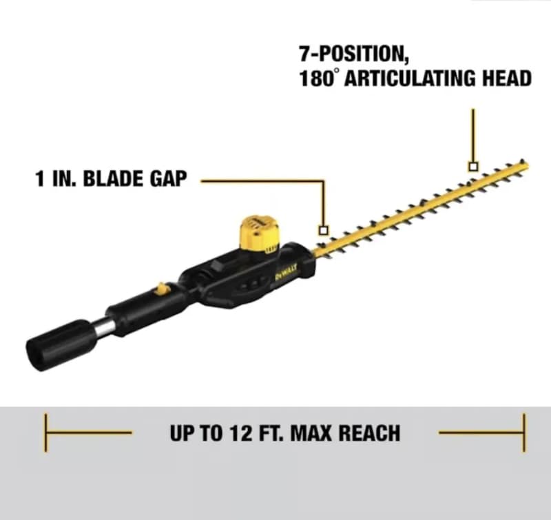 DeWalt 12 ft Cordless Pole Hedge Trimmer – photo 3 in Orléans