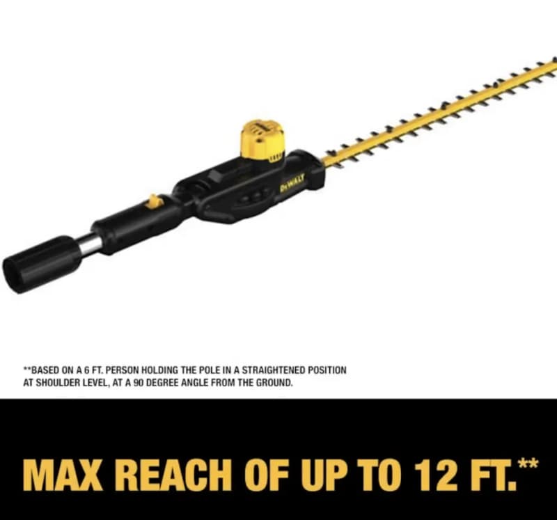 DeWalt 12 ft Cordless Pole Hedge Trimmer – photo 5 in Orléans