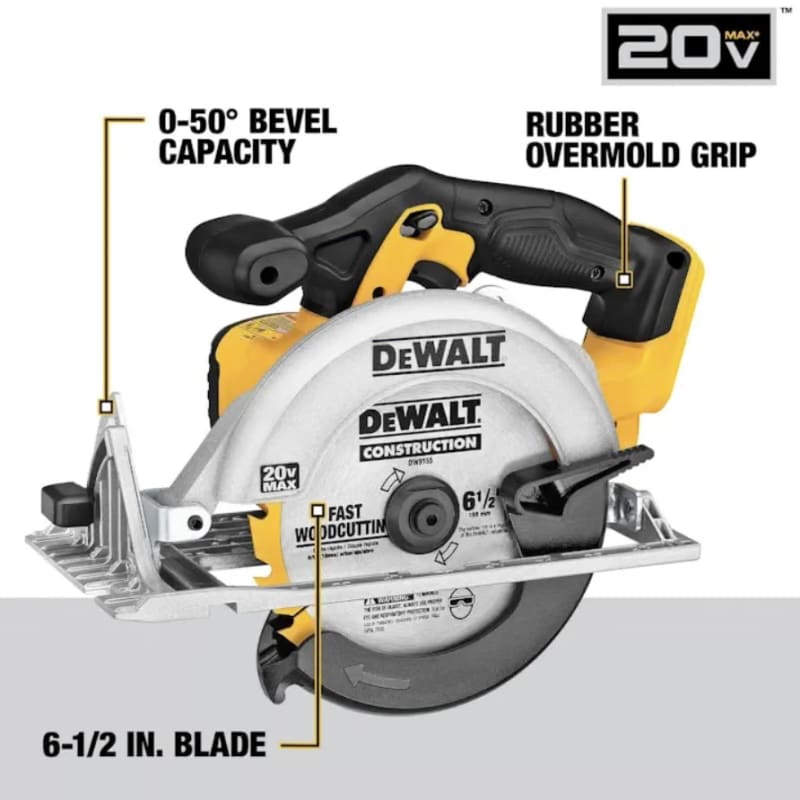 DEWALT 20V MAX 6-1/2-Inch Circular Saw – photo 3 in Orléans