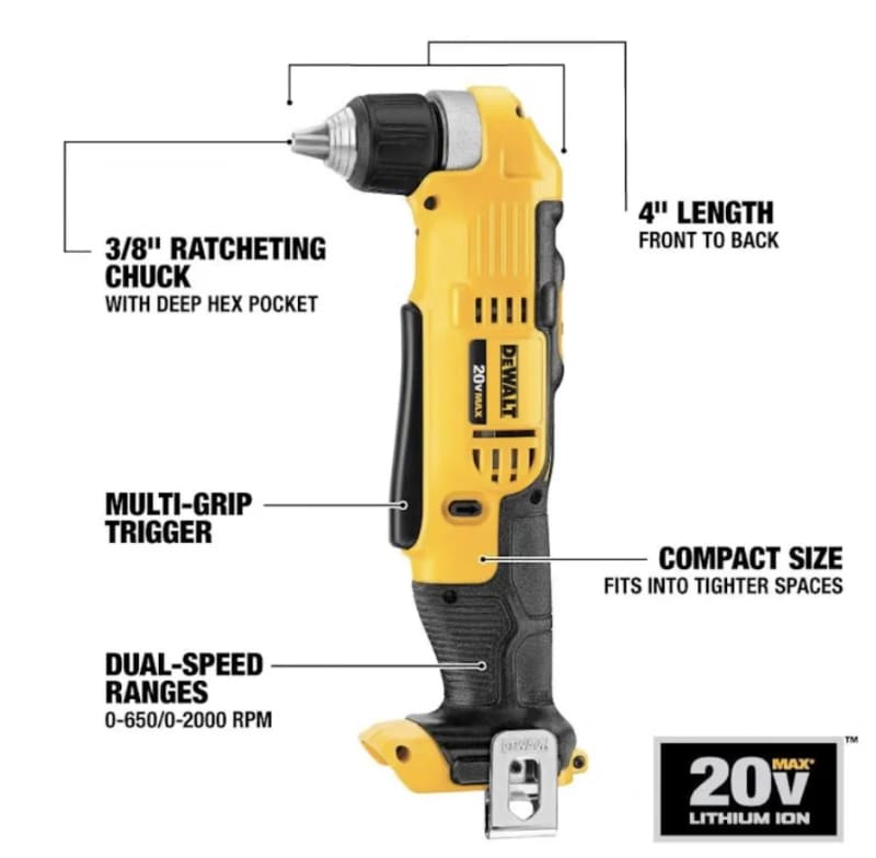 DeWalt 20V Max Right Angle Drill – photo 2 in Orléans