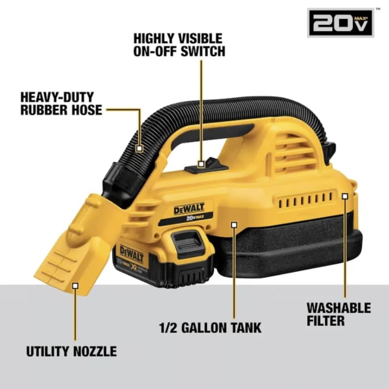 DEWALT 20V Cordless Wet Dry Vacuum Kit – photo 3 in Orléans