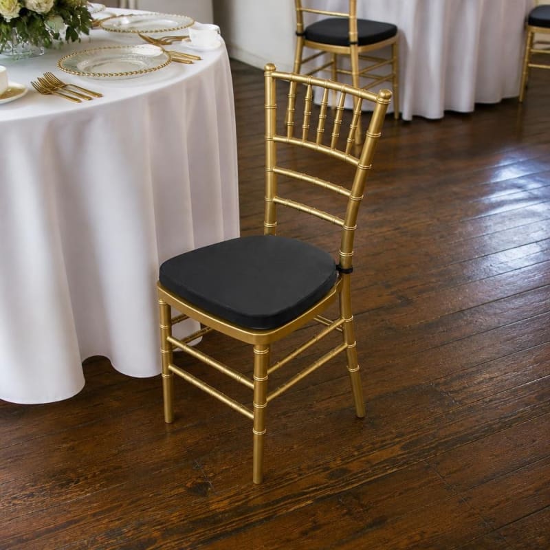 Gold Chiavari Chair with Cushion Party-Event 1/4