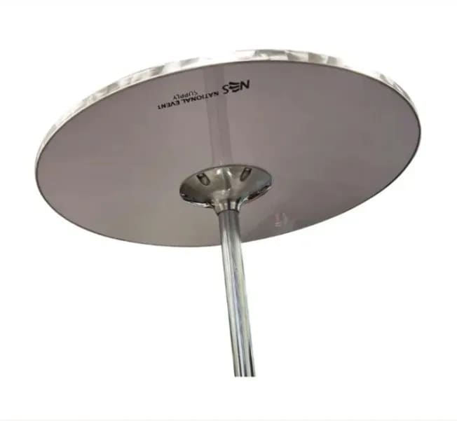 Polished Steel Cocktail Table 24 Inch – photo 3 in Kanata