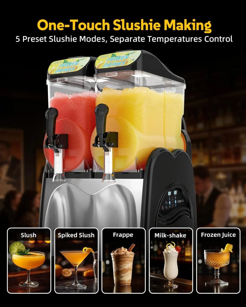 Double Bowl Frozen Drink Slushie Machine – photo 5 in Ottawa