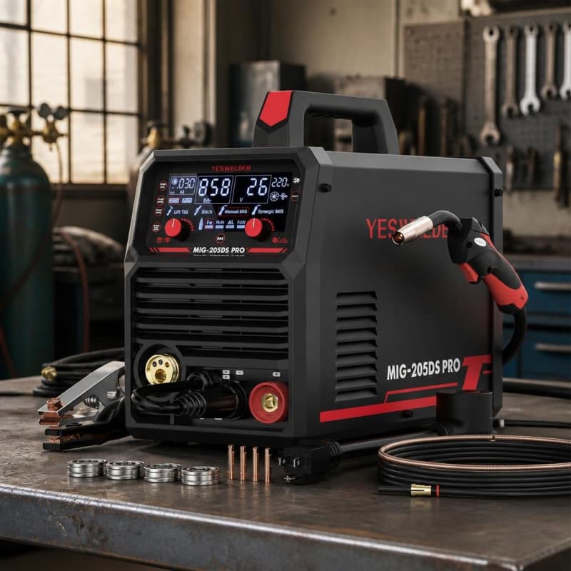 YESWELDER MIG-205DS PRO 200A Multi-Process Welder Equipment-Tools 1/3