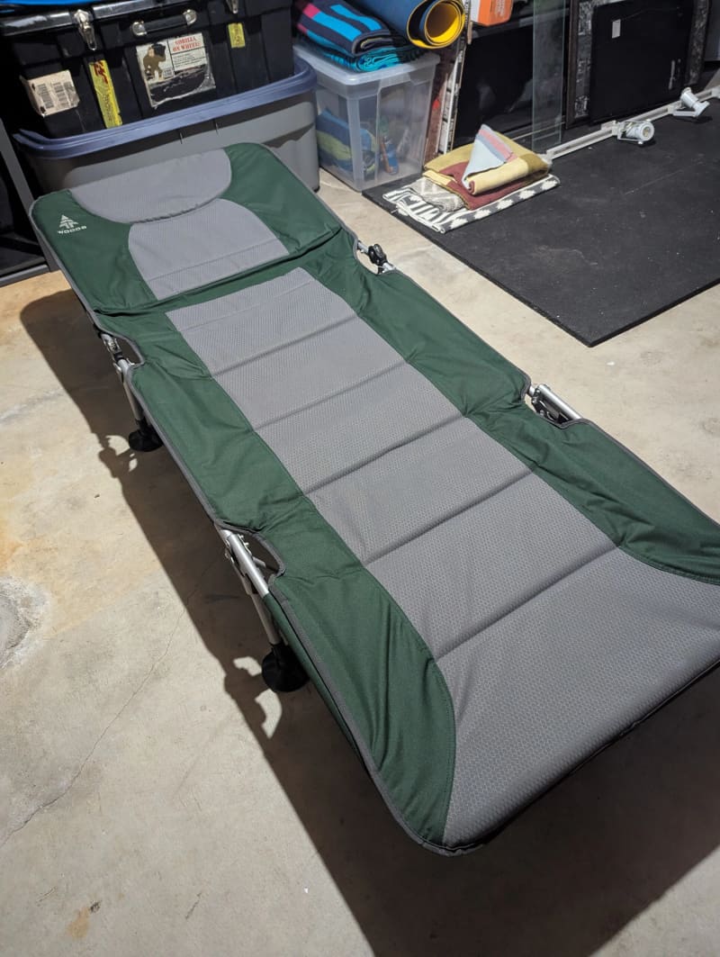 Woods Folding Camping Cot with Adjustable Backrest for rent in Ottawa