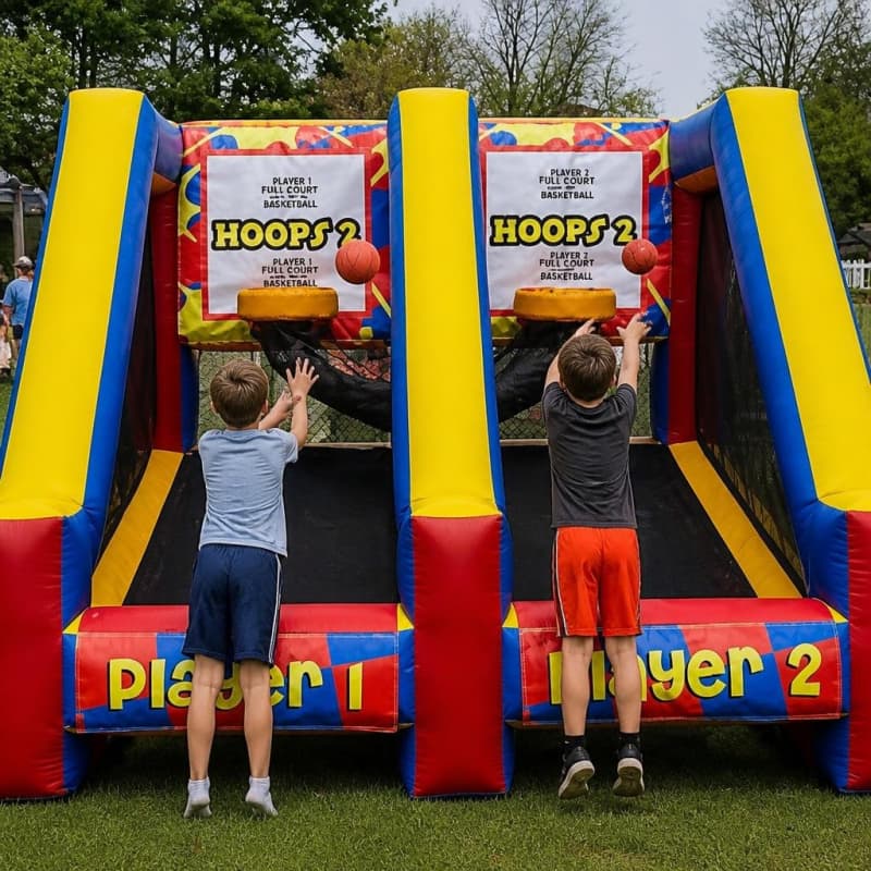 Life Size Inflatable Game - Hoop 2 Party-Event 1/2