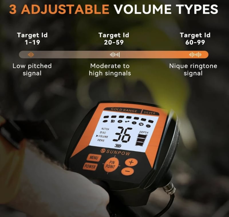 Sunpow Adjustable Metal Detector with Headphones – photo 3 in Kanata