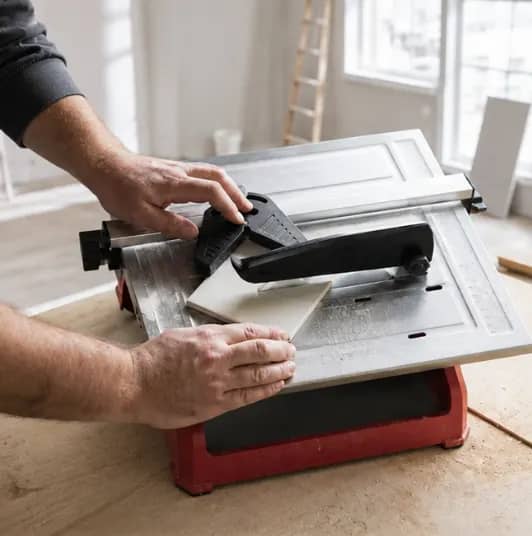 Portable Wet Tile Saw with Adjustable Fence for rent in Kanata