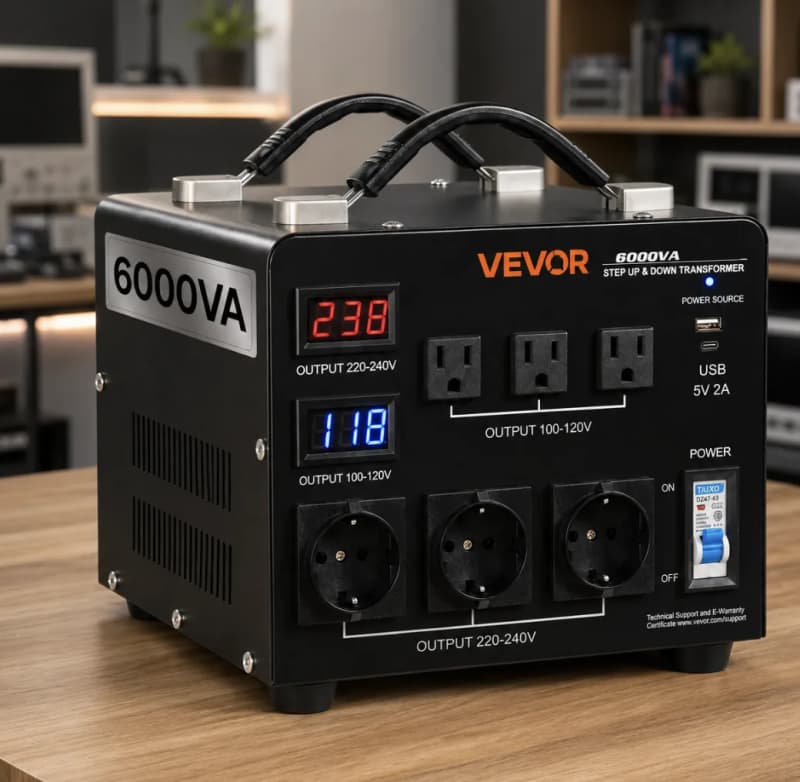 VEVOR 6000VA Step Up Down Voltage Transformer for rent in Kanata