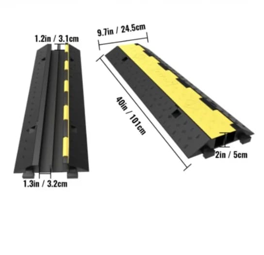 Heavy-Duty Two-Channel Cable Protector Ramp – photo 2 in Kanata