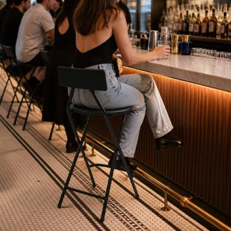 Chair - Bar Height - Black Party-Event 2/3
