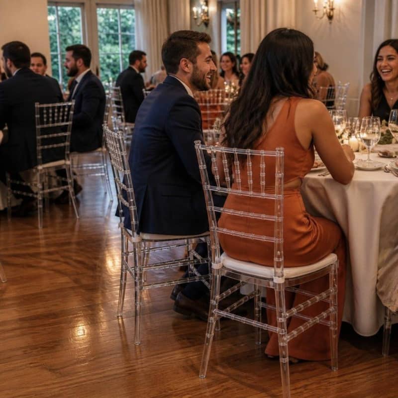 Crystal Clear Chiavari Party Chair Party-Event 2/3