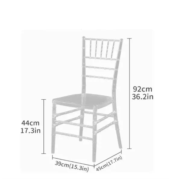 Crystal Clear Chiavari Party Chair – photo 3 in Arnprior