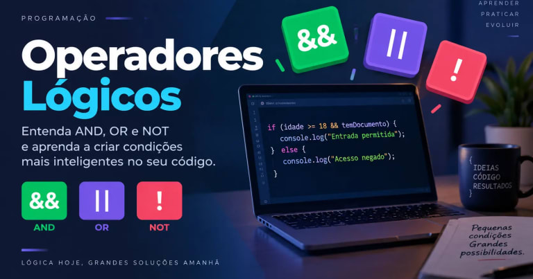 Operadores Lógicos: entenda AND, OR e NOT na programação