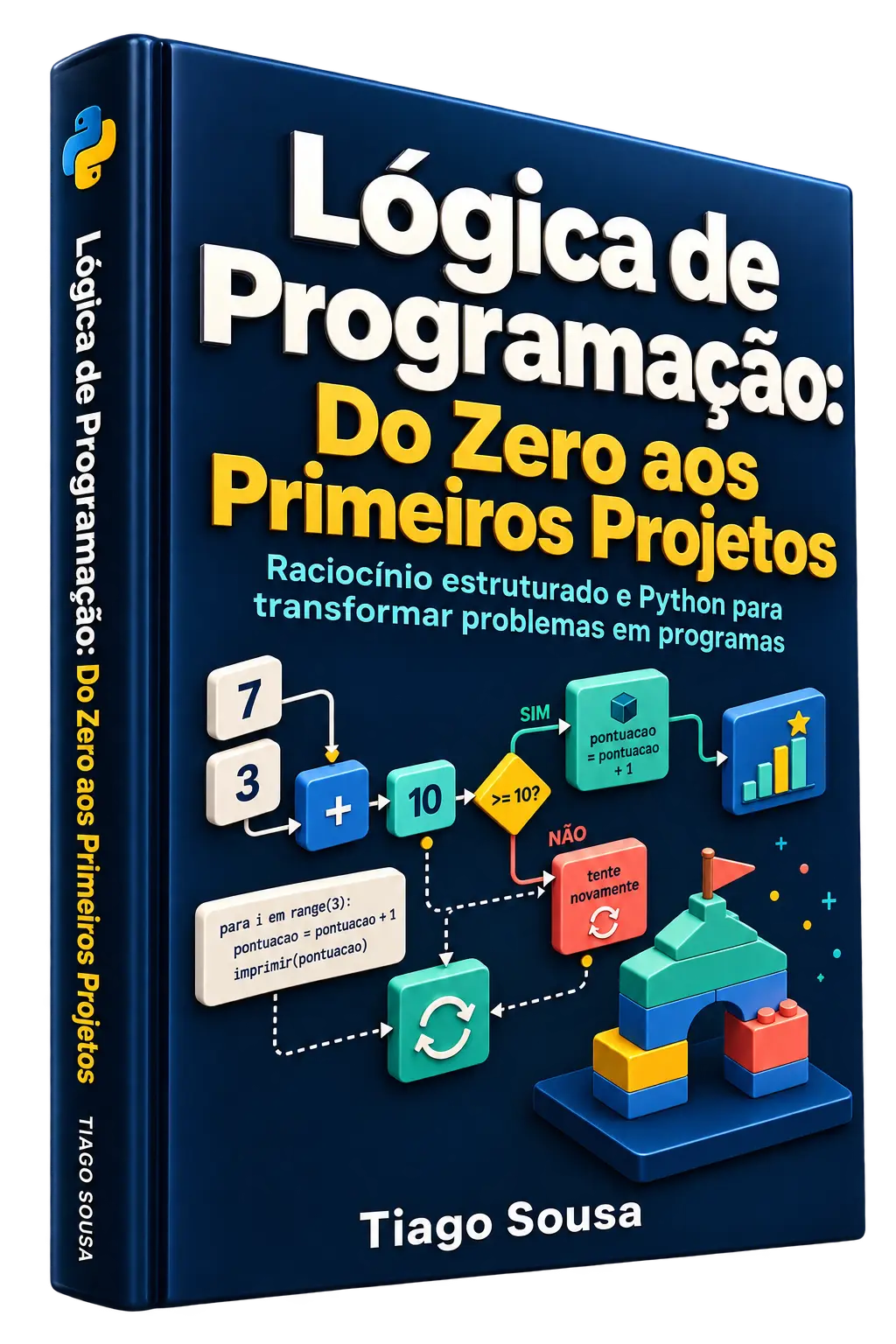 Capa do ebook Aprenda Lógica de Programação