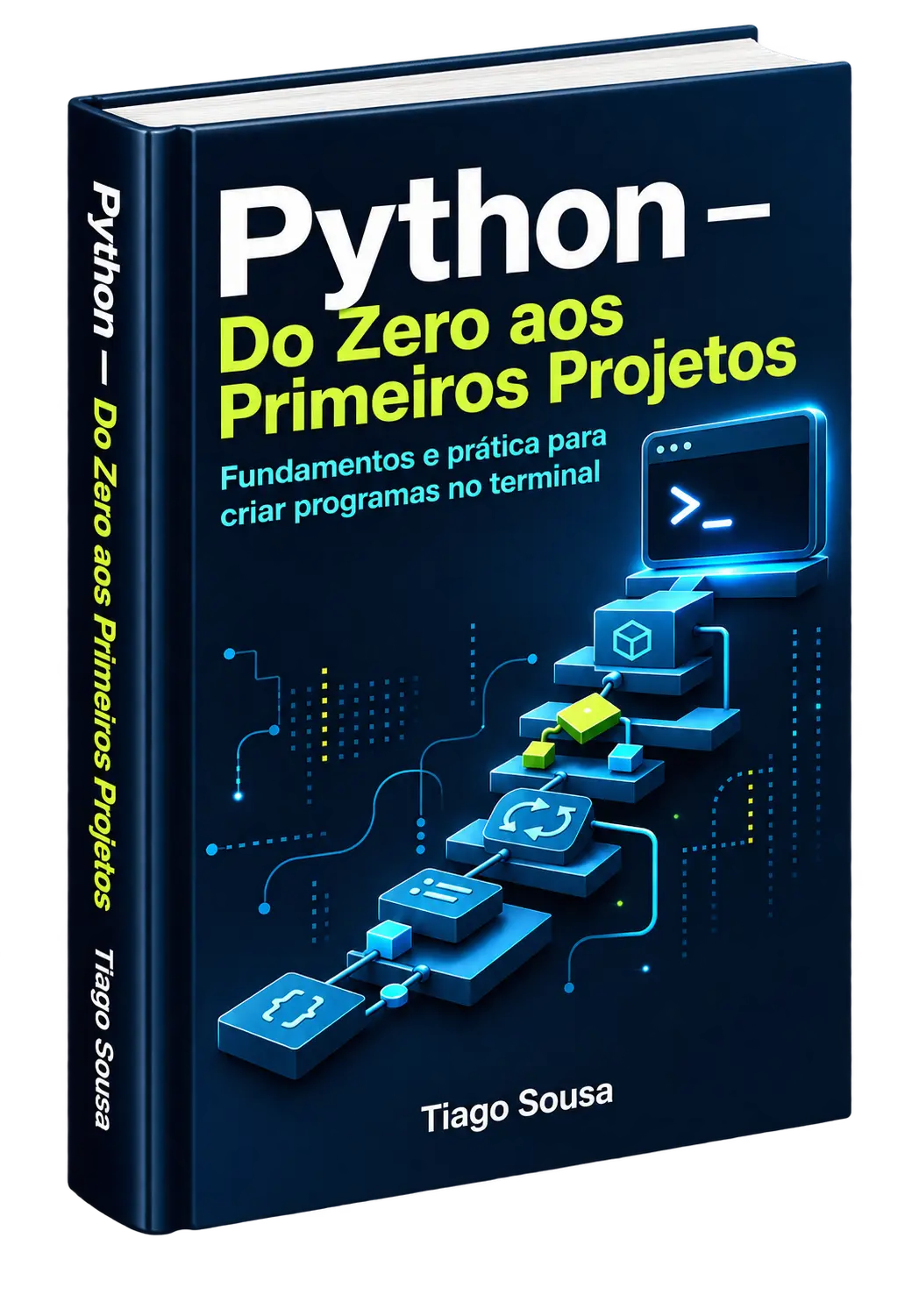 Capa do ebook Python — Do Zero aos Primeiros Projetos