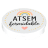 Plaque - "ATSEM formidable" (R071) - plaque Lego imprimée (nouveauté - délai 4 jours supplémentaires)