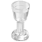 Boisson - verre à pied transparent (C033) - brique Lego imprimée