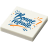 Plaque - "Bonne Retraite" (R013) - plaque Lego imprimée