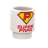 Boisson - tasse mug « Super Papa » (C018) - brique Lego imprimée