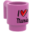 Boisson - tasse mug « I love Mamie » rose (C021) - brique Lego imprimée