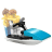 Sport - Accessoires - Jet ski  bleu (très volumineux - figurine à commander à part) (P049) - Lego