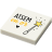 Plaque - "ATSEM en Or" (R070) - plaque Lego imprimée (nouveauté - délai 4 jours supplémentaires)