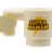 Boisson - tasse mug « SUPER MAMAN» (C023) - brique Lego imprimée