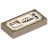 Voyage - Accessoire - Billet de train (L011) - brique Lego imprimée