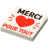 Plaque - "Merci pour tout" (R102) - plaque Lego imprimée (nouveauté - délai 4 jours supplémentaires)