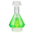 Sciences - Accessoires - Fiole de laboratoire, erlenmeyer liquide vert (Z010) - Lego