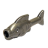 Sport - Accessoires - Poisson gris pêche (P025) - Lego