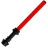 Jouet - Accessoires - Sabre laser rouge (E010) - Lego