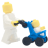 Accessoires - Poussette landau bleue - volumineux - figurine bébé à commander à part (P057) - Lego