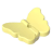 Décor - Insecte Papillon jaune clair (S004)  - marque compatible