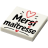 Plaque - "Merci maîtresse avec une faute d'orthographe" (R068) - plaque Lego imprimée (nouveauté - délai 4 jours supplémentaires)