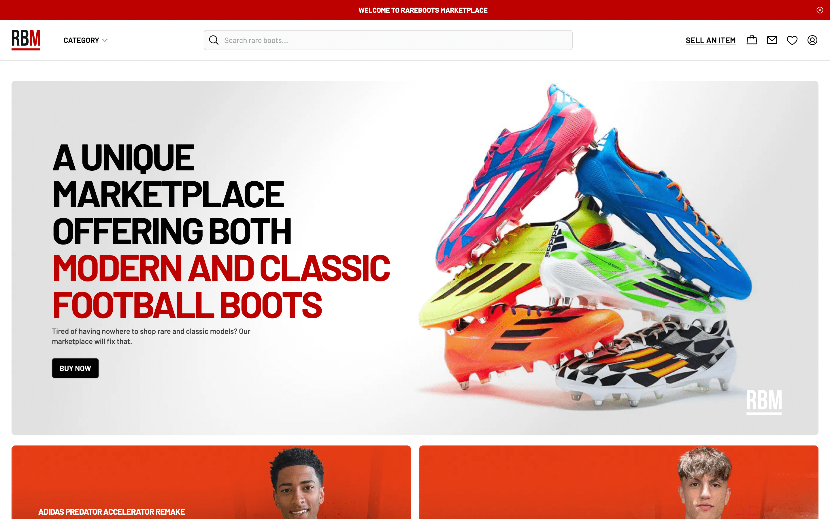 Rareboots Marketplace